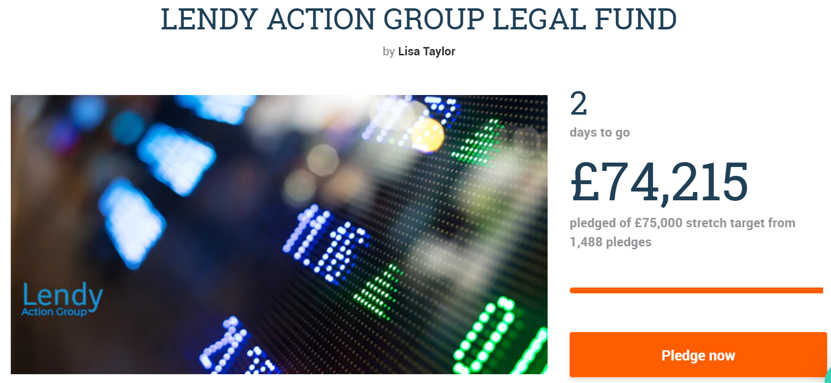 Lendy action group crowdfunding
